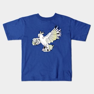 Geometric cockatoo Kids T-Shirt